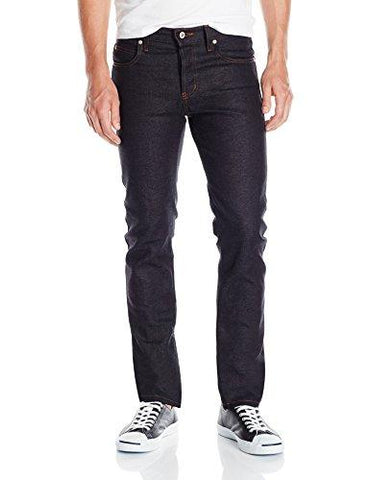 Naked & Famous Denim Twisted Yarn Weft Skinny Guy Deep Indigo 32
