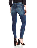 Halle Mid Rise Super Skinny Eyelet Jean Oceana Blue 27