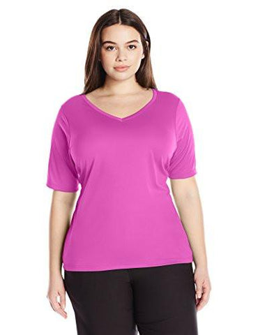 KANU SURF PLUS SIZE SOLID UPF 50+ SWIM SHIRT RASHGUARD PURPLE 2X