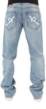 Double R Star Relaxed Fit Hip Hop Is Money G Time Swb W40 L34 Stonewash Blue