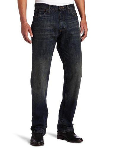 Nautica Relaxed Cross Hatch Jean Rigger Blue 38Wx30L