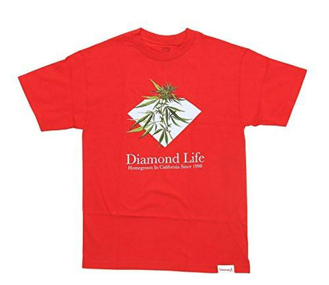 DIAMOND SUPPLY CO. MEN HOME GROWN SHORT SLEEVE T SHIRTREDM