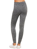 Legging Grey Knit Mesh Insert Ripped Tights Yoga Slim Pants S