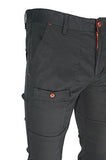 Twill Cargo Color Jogger Pants Black 34