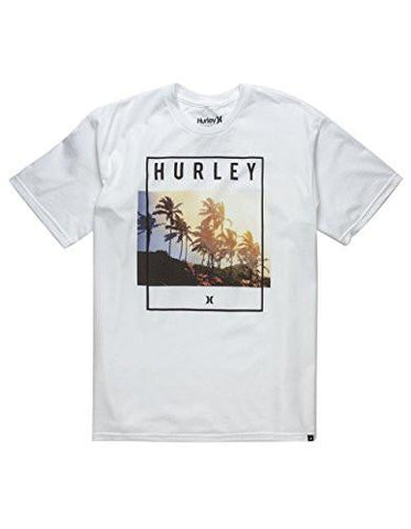 HURLEY Island Photo TShirt White Large