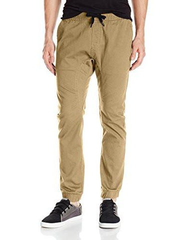 Basic Stretch Twill Jogger Pants Deep Khaki 2Xl