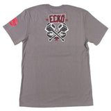 Ecko Unltd. MMa Heads Up Short Sleeve Tshirt Metal Grey Large