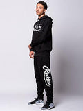 Big R Script Sweatpants Black M Bottoms Sweatpants Black