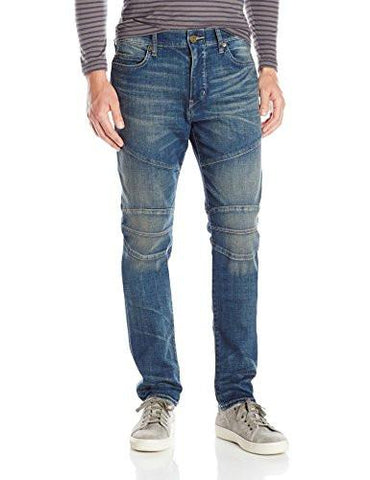 Rocco Relaxed Skinny Fit Basic Moto Biker Jean Dusty Rider 34