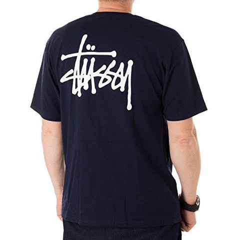 STUSSY BASIC STUSSY TSHIRT SIZE: XLARGE COLOR: NAVY