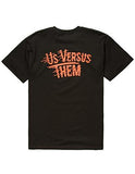 US VERSUS THEM TRACK TSHIRT BLACK SMALL