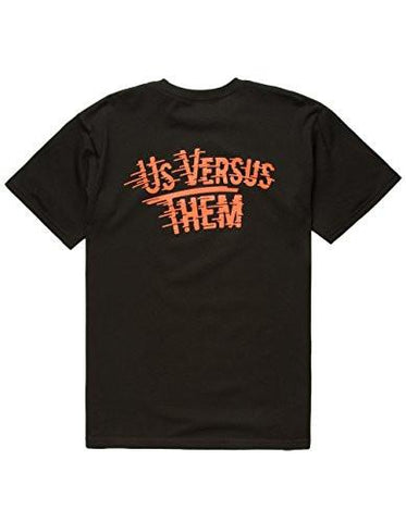 US VERSUS THEM TRACK TSHIRT BLACK SMALL