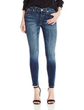 Halle Mid Rise Super Skinny Eyelet Jean Oceana Blue 27