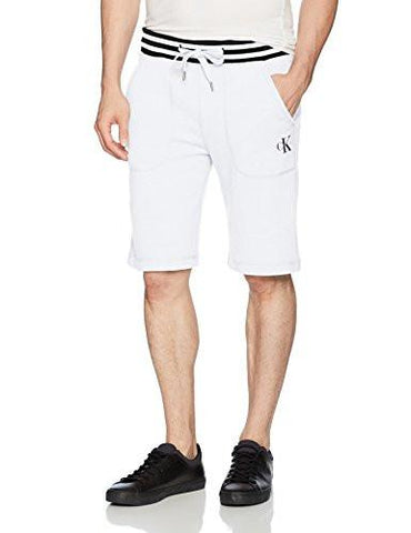 Monogram Iconic Sweatshort White Medium