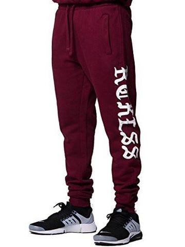 Anglian Sweatpants Burgundy M Bottoms Sweatpants Burgundy