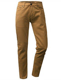 Hipster Hip Hop Solid Color Skinny Fit Pants Wheat 30X30