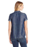 Levi Short Sleeve Western Shirt Ocean Blue XSmall