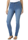 Woman Within Plus Size Skinny Stretch Pullon Medium Stoash Sanded24 W
