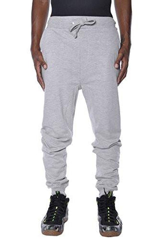 Akademiks Bigtall Flatland French Terry Jogger Sweatpants Heather Grey XXLarge