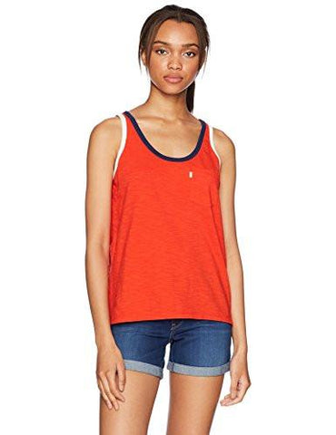 the Perfect Tank Top Flame Scarlet Medium