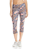 Active Crop Pant Print Animal Clash Small