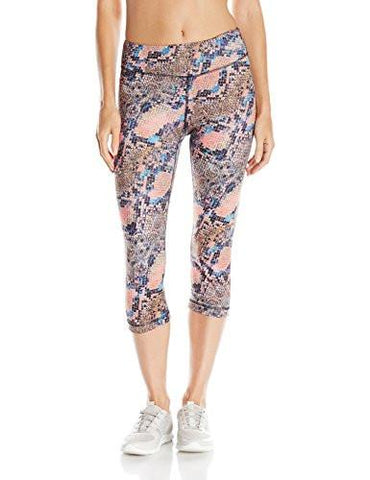 Active Crop Pant Print Animal Clash Small