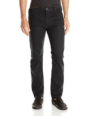 Flex Stretch Basic Twill And Rinse Denim Pants Black 34X32