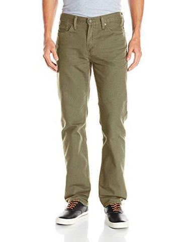 Levi 514 Straight Fit Jean Graphite Earth Brownpadox Canvas 33X32