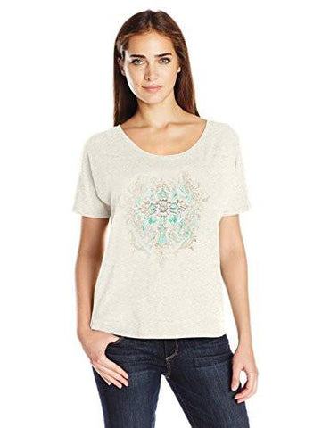 Rock 47 Short Sleeve Tee Shirt Oatmeal Small