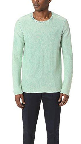 Scotch & Soda Garment Dyed Crew Neck Pullover Mint Medium