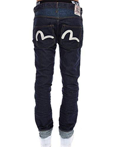 Stretch Skinny Fit Patch Work Ecru Seagull Selvedge Denim