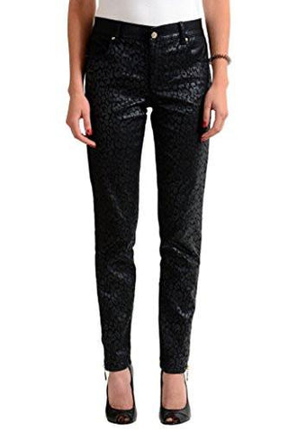 Black Patterned Slim Fit Us 7 It 43;