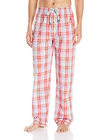 Woven Lounge Pant Poppy Red Plaid Small