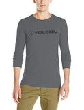 Euro Pencil Long Sleeve Waffle Thermal Shirt Metal Large