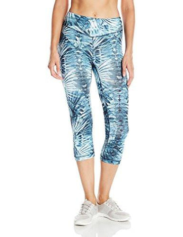 Active Crop Pant Print Feathered Fantasy XLarge