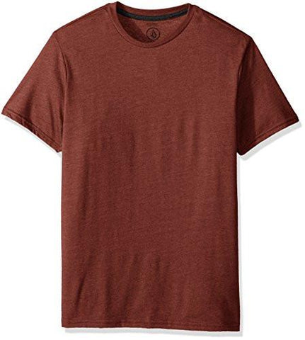 Heather Solid Short Sleeve TShirt Dark Clay Large