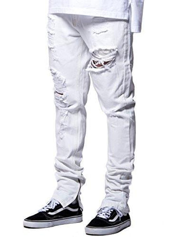 Teddy Tapered White 31 Bottoms Denim White