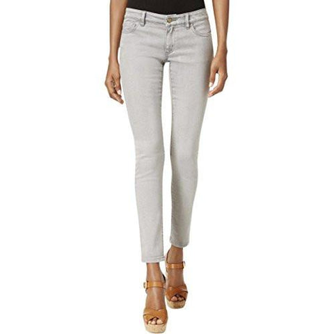 Izzy Denim Cropped Skinny Silver 4