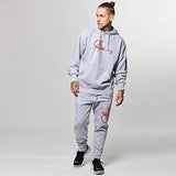 Signature Sweatpants Heatherred L Bottoms Sweatpants Heatherred