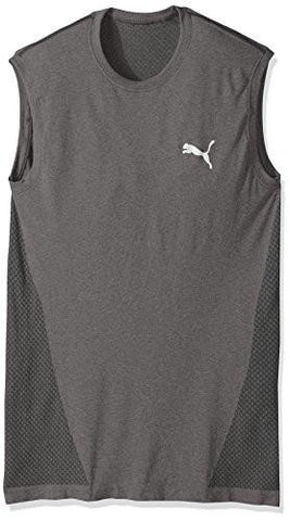 PUMA MEN EVOKNIT BETTER TANK MEDIUM GRAY HEATHER XLARGE