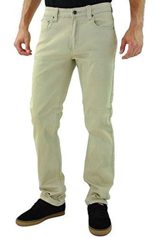 Twill Slim Fit Tan Brown 30X30