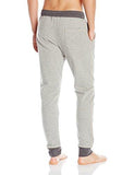 French Terry Lounge Pant With Ribbed Cuffs Charcoal XLarge