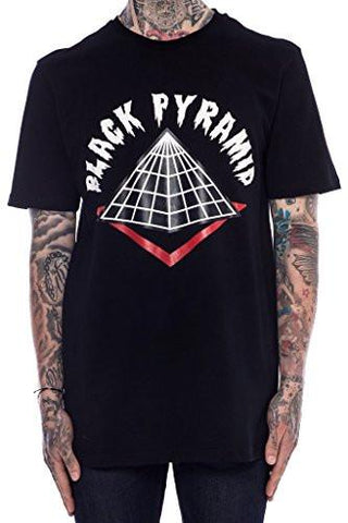 BLACK PYRAMID DRIP LOGO TSHIRT M BLACK