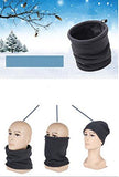 WINTER WARM THERMAL FLEECE BALACLAVA HAT HOOD SKI BIKE WIND STOPPER FACE MASK HAT MEN MOTORCYCLE NECK HELMET CAP GRAY COLOR