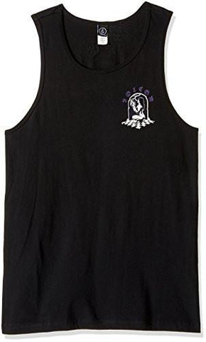 Mixed Tank Top Black Large
