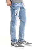 Meduim Stone Wash Bear Patch Denim 40