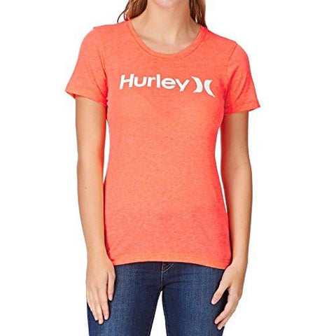 Hurley One & Only Perfect Crew TShirt GTS0005400Heather Bright MangoXL