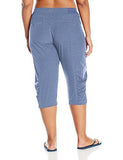 Performance Plus Sizebanded Bottom Capri 19 12 Inseam Size Bijou Blue Melange 2X