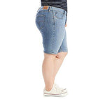 Levi Plus Size Shaping Bermuda Short Morning Song 38 Us 18