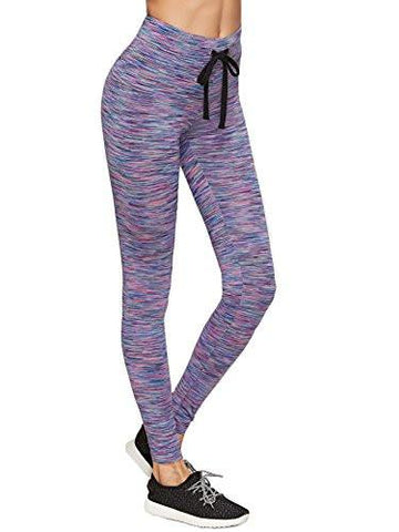 Tights Long Workout Legging Yoga Pant Large Purple